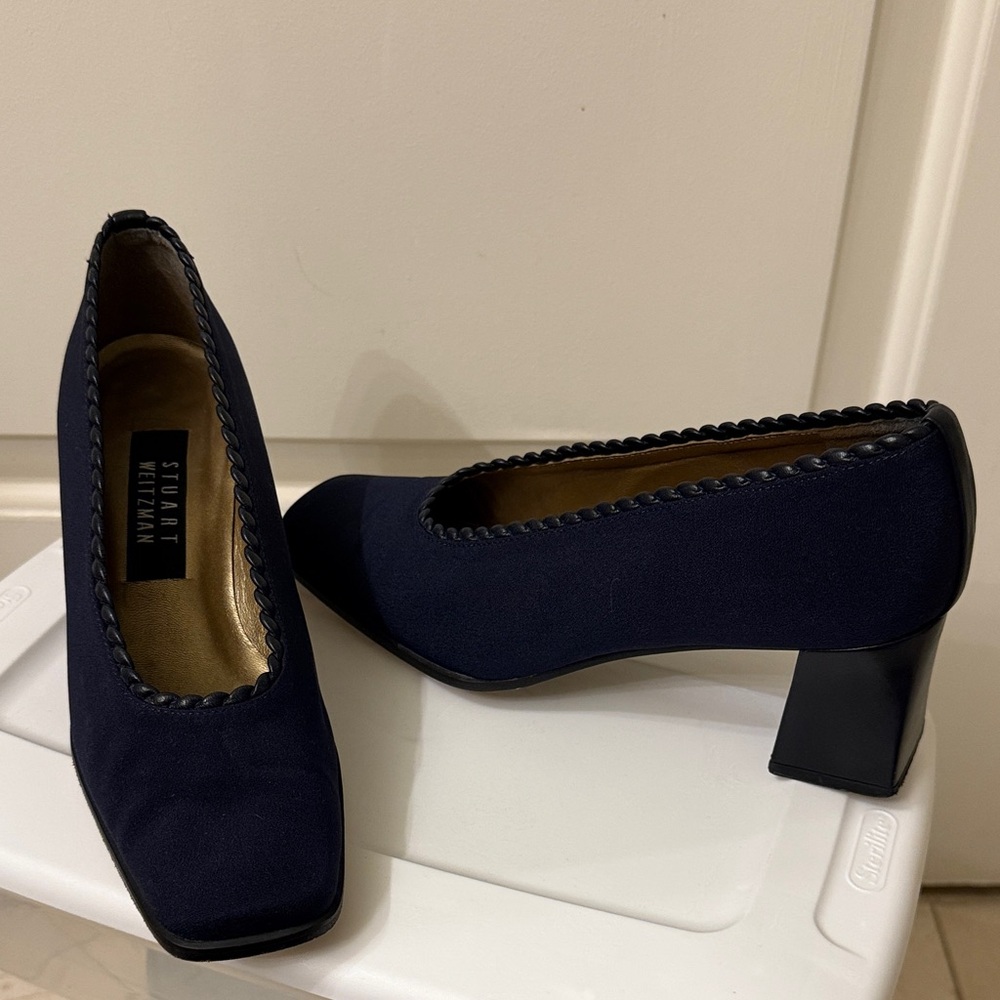 Stuart Weitzman Dark Blue Heels